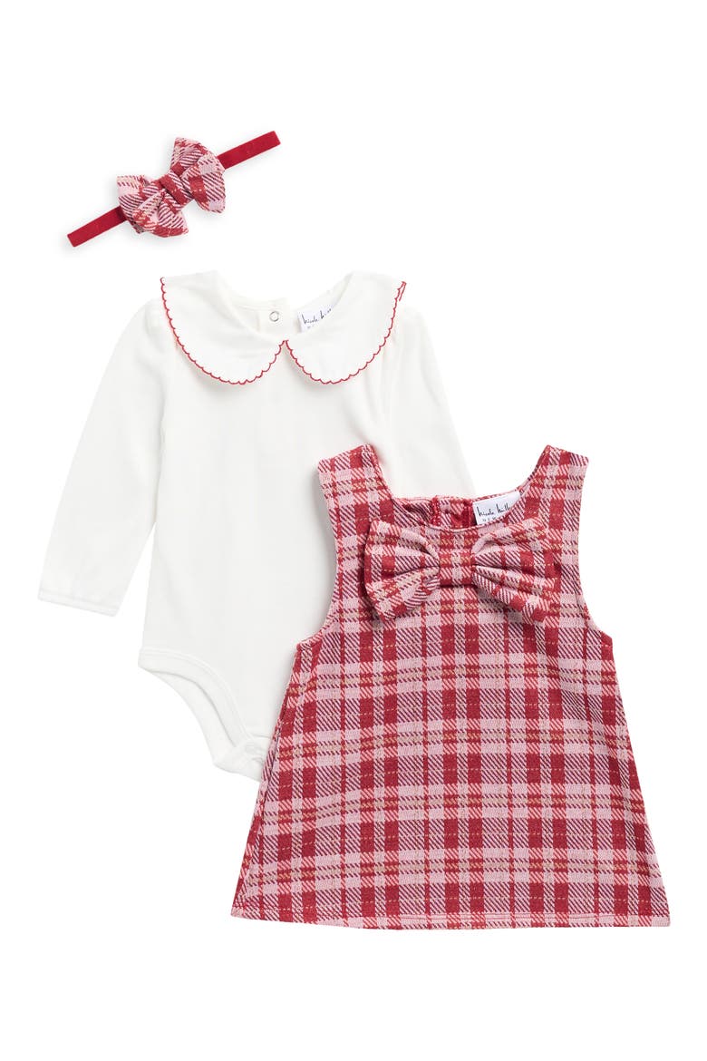 Dress, Bodysuit & Headband Set, Main, color, EGRET