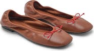 MANGO Perforated Ballet Flat