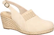EASY STREET Aloha Slingback Espadrille Wedge Pump