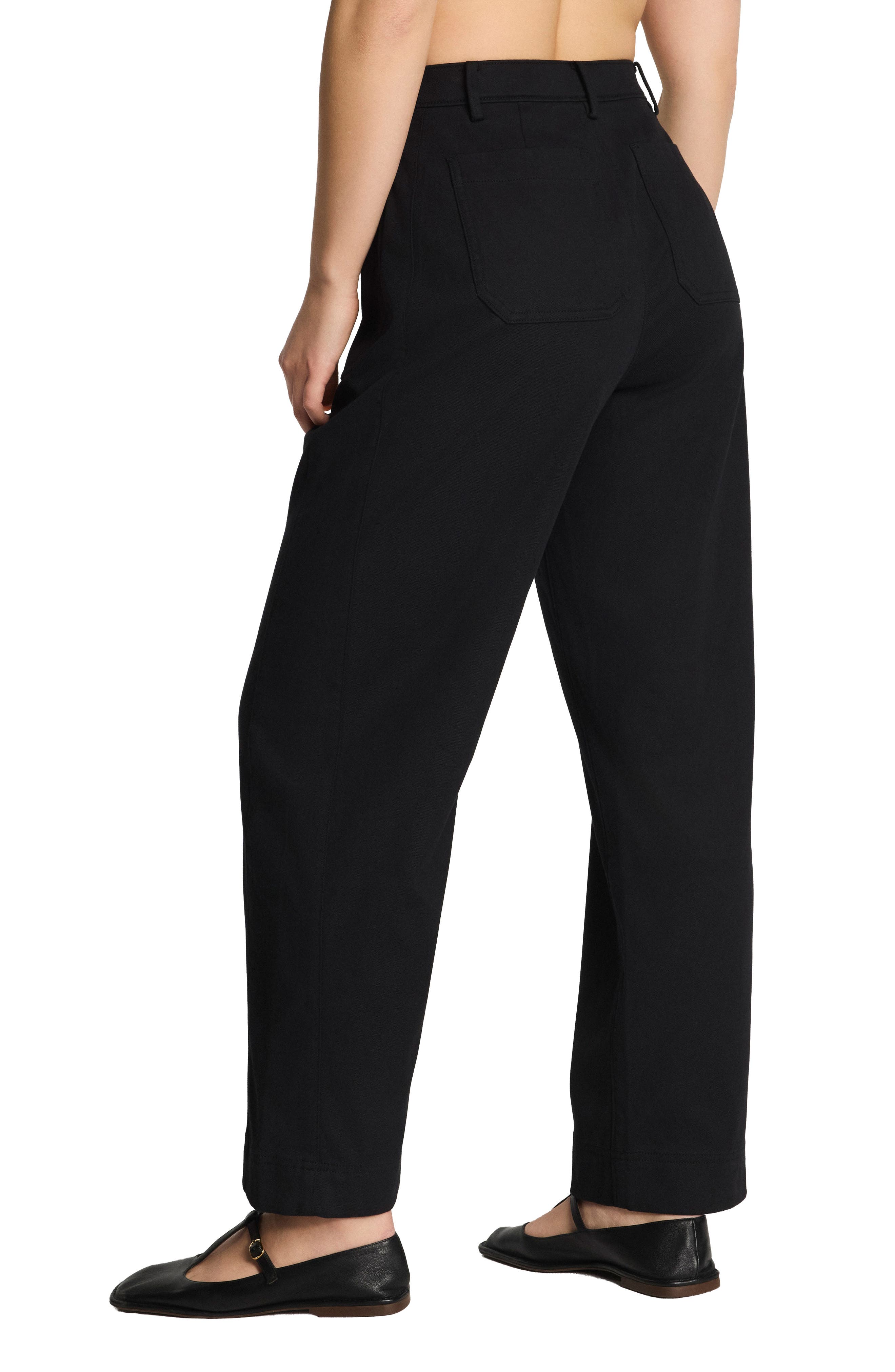 SPANXsupersmooth Stretch Cotton Twill Barrel Leg Pants - image 2