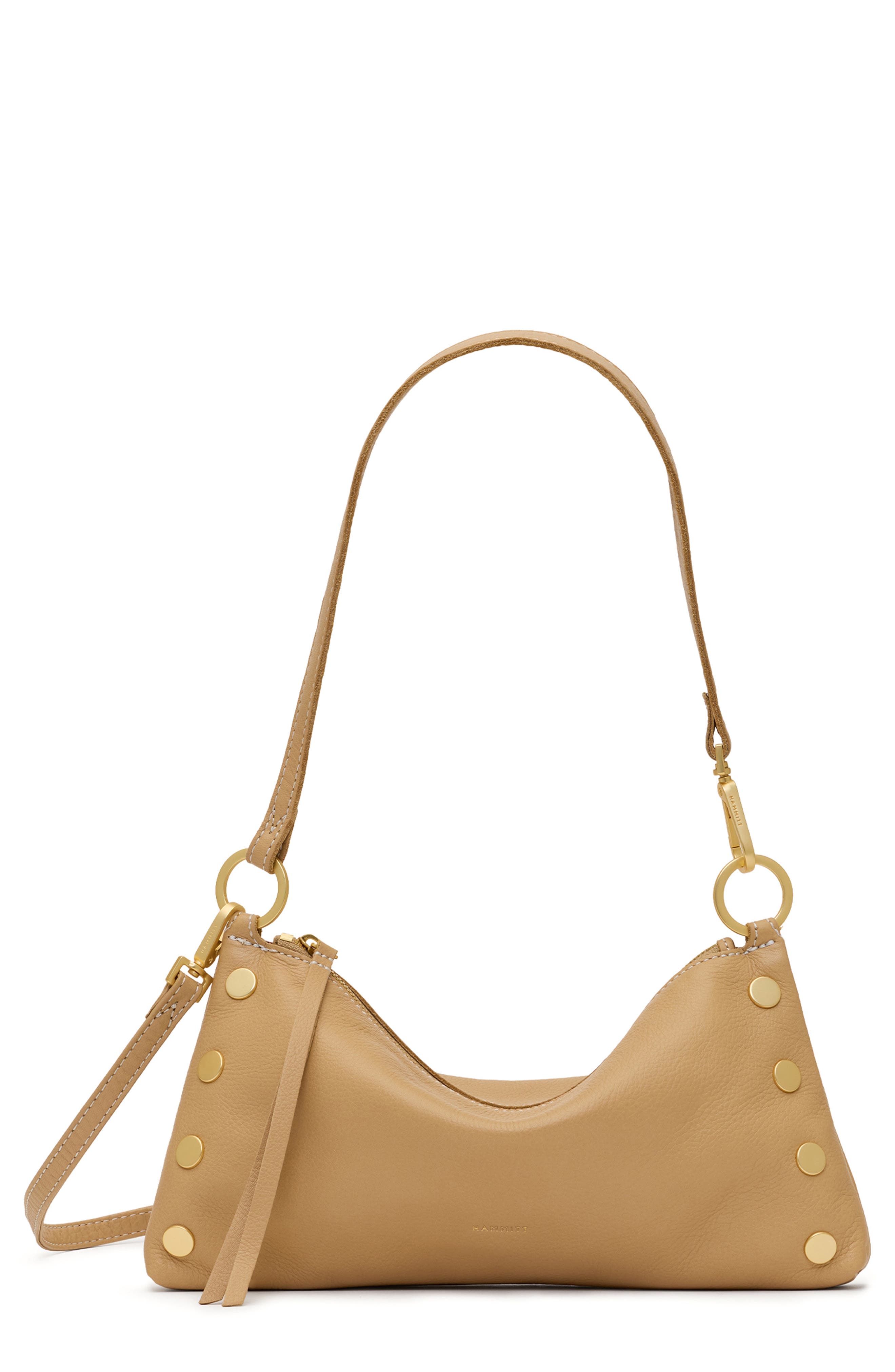 HAMMITT Kyle Shoulder Bag, Main, color, Toasty Sand/Brushed Gold