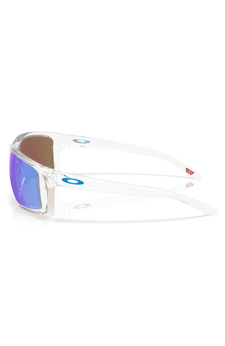 Oakley 62mm Prizm<sup>™</sup> Polarized Rectangular Sunglasses, Alternate, color, Clear