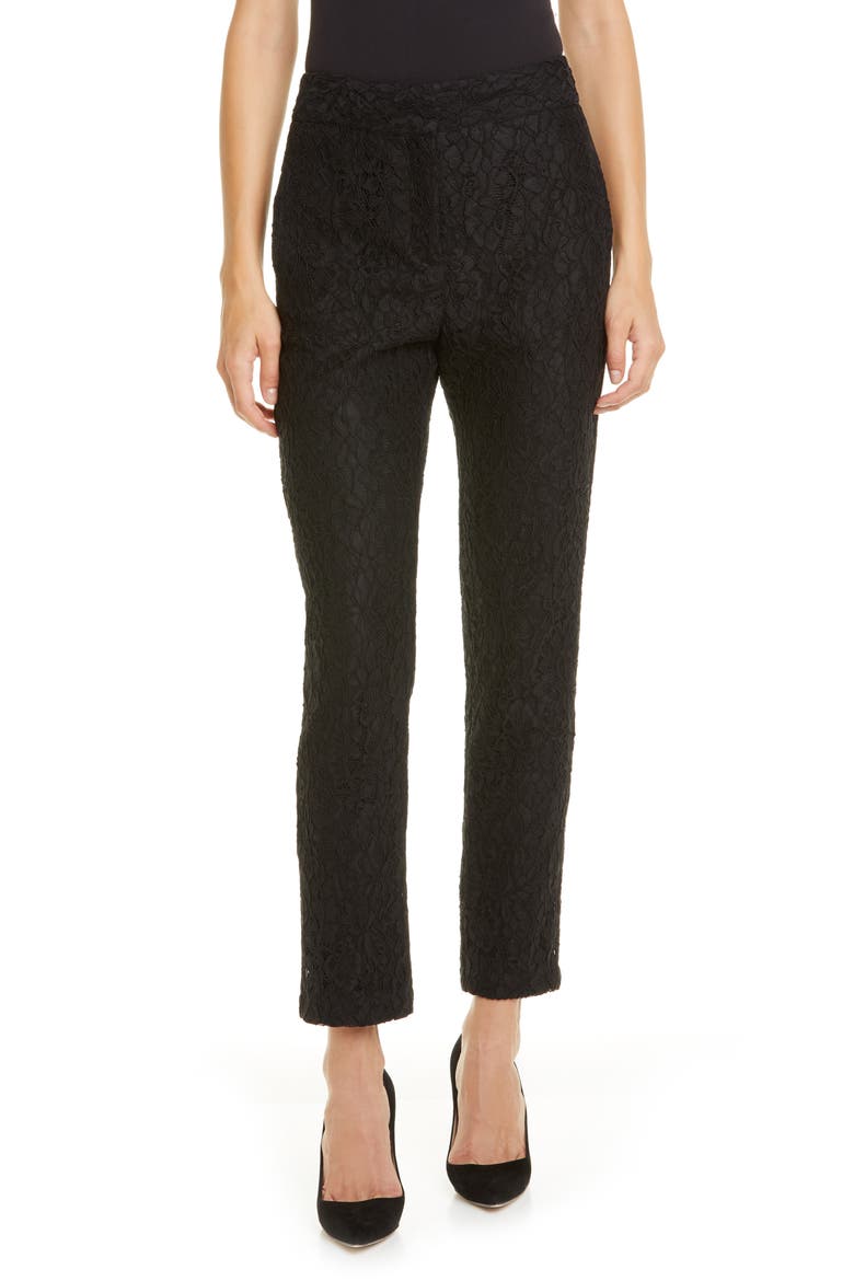 Gemini Lace Pants, Main, color, BLACK