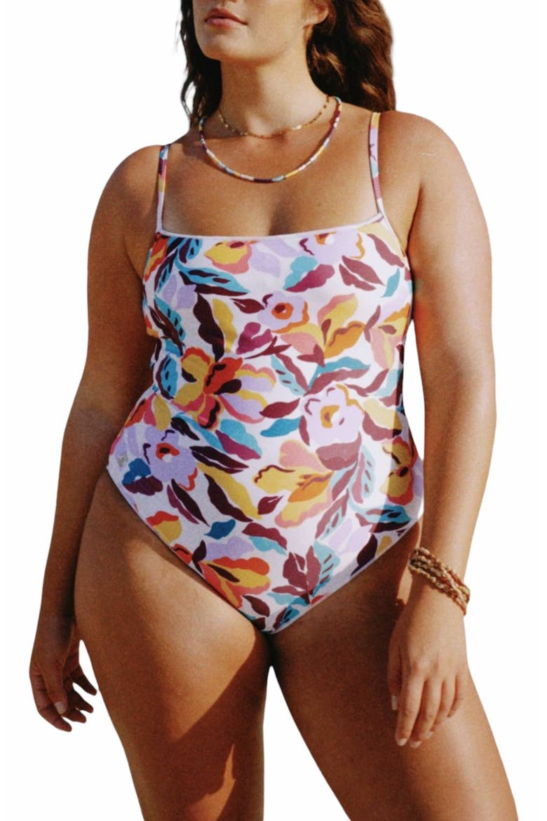 Onepiece Shahaf, Alternate, color, Flowers