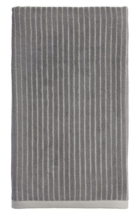 Pinstripe Organic Cotton Bath Towel