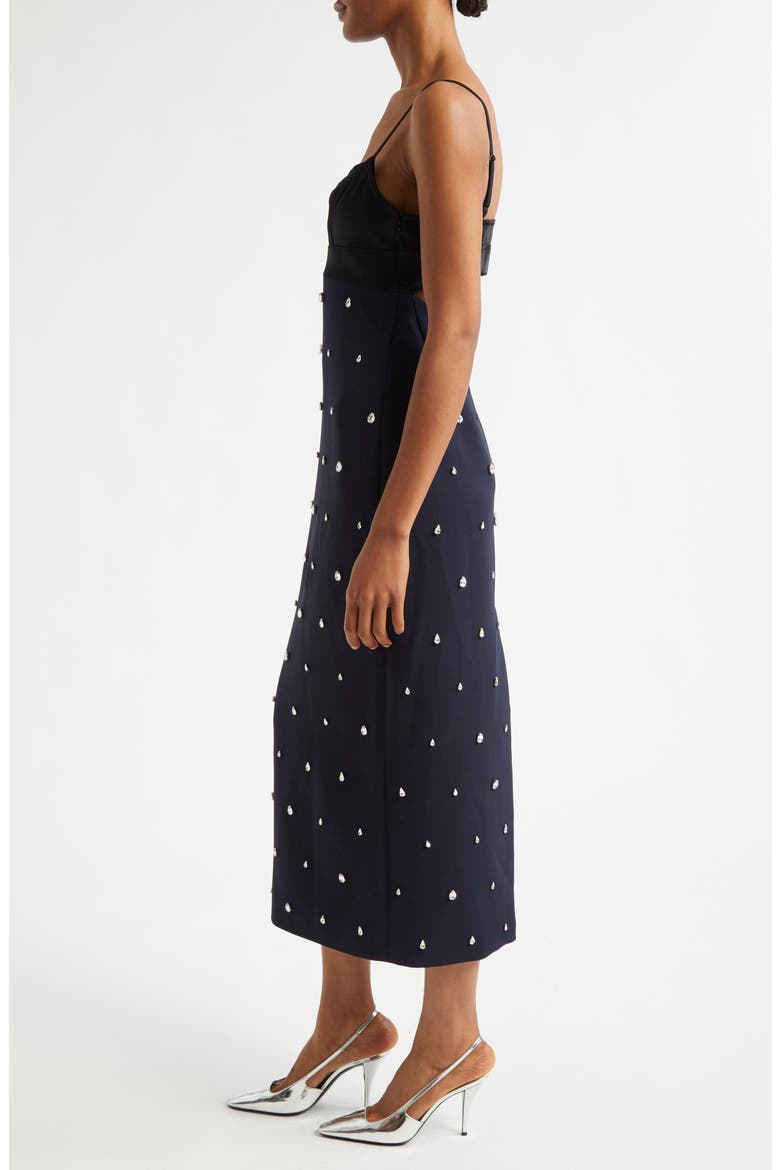 Alana Rhinestone Slipdress, Alternate, color, EVENING BLUE/ BLACK/ CRYSTAL