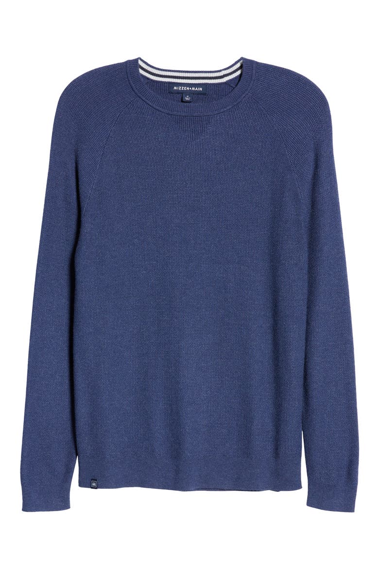 Cassady Crewneck Sweater, Alternate, color, MEDIEVAL BLUE HEATHER