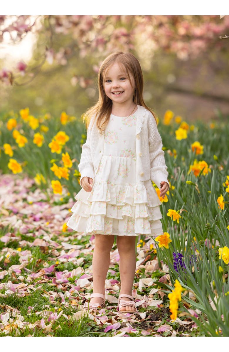 Mabel + Honey Sweet Cottontails Sleeveless Dress, Alternate, color, White
