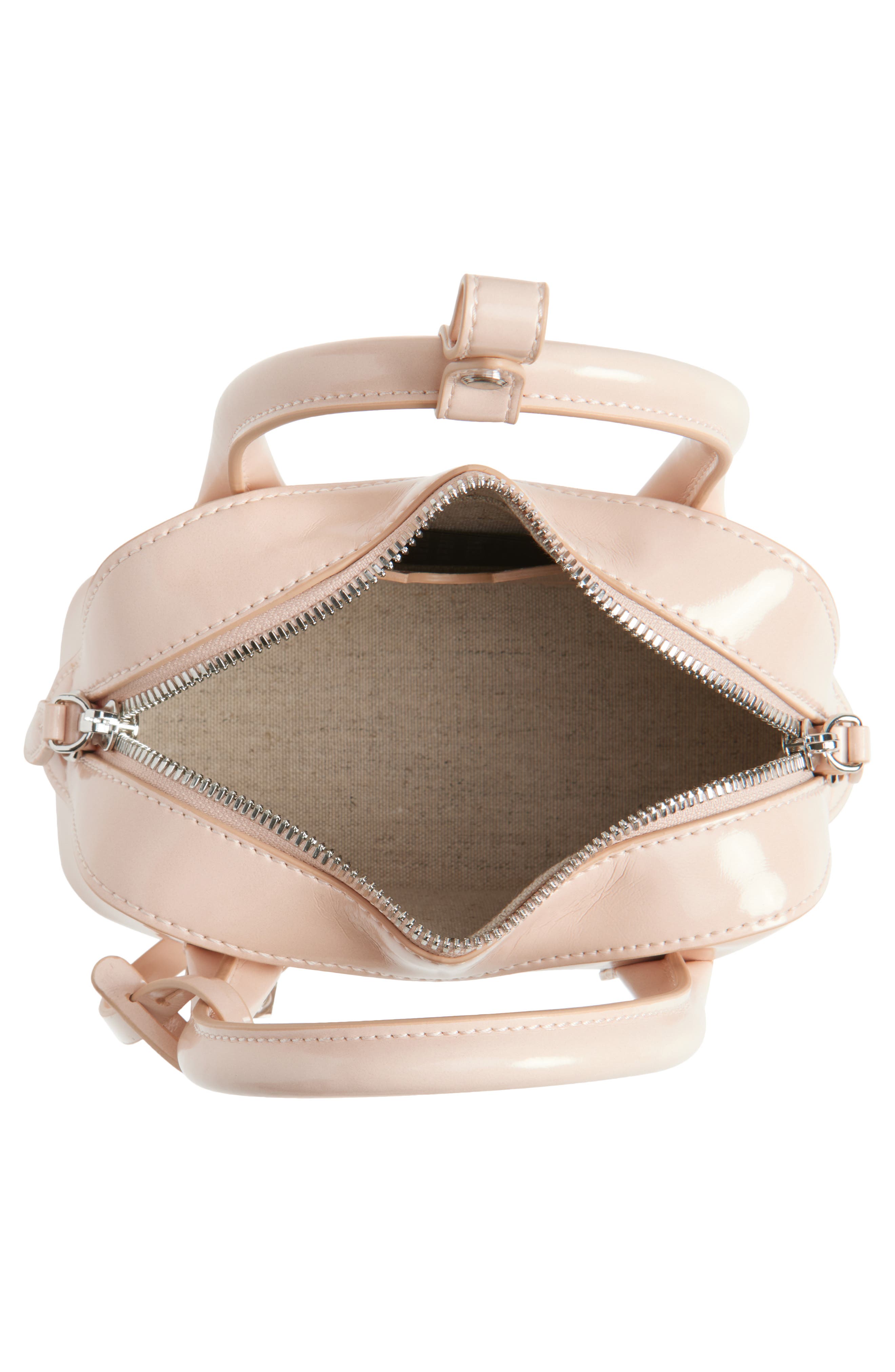 Stella McCartney Tiny Ryder Faux Leather Satchel, Alternate, color, Ballet Pink