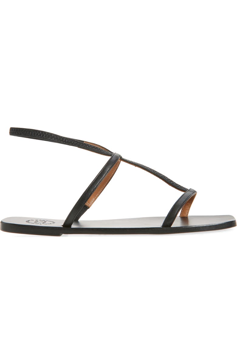 ATP ATELIER Delebbio Ankle Strap Sandal, Alternate, color, Black
