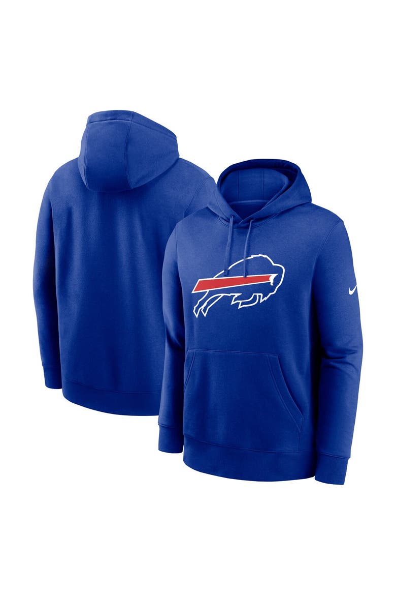 Men's Nike Royal Buffalo Bills Club Logo Pullover Hoodie, Main, color, Royal