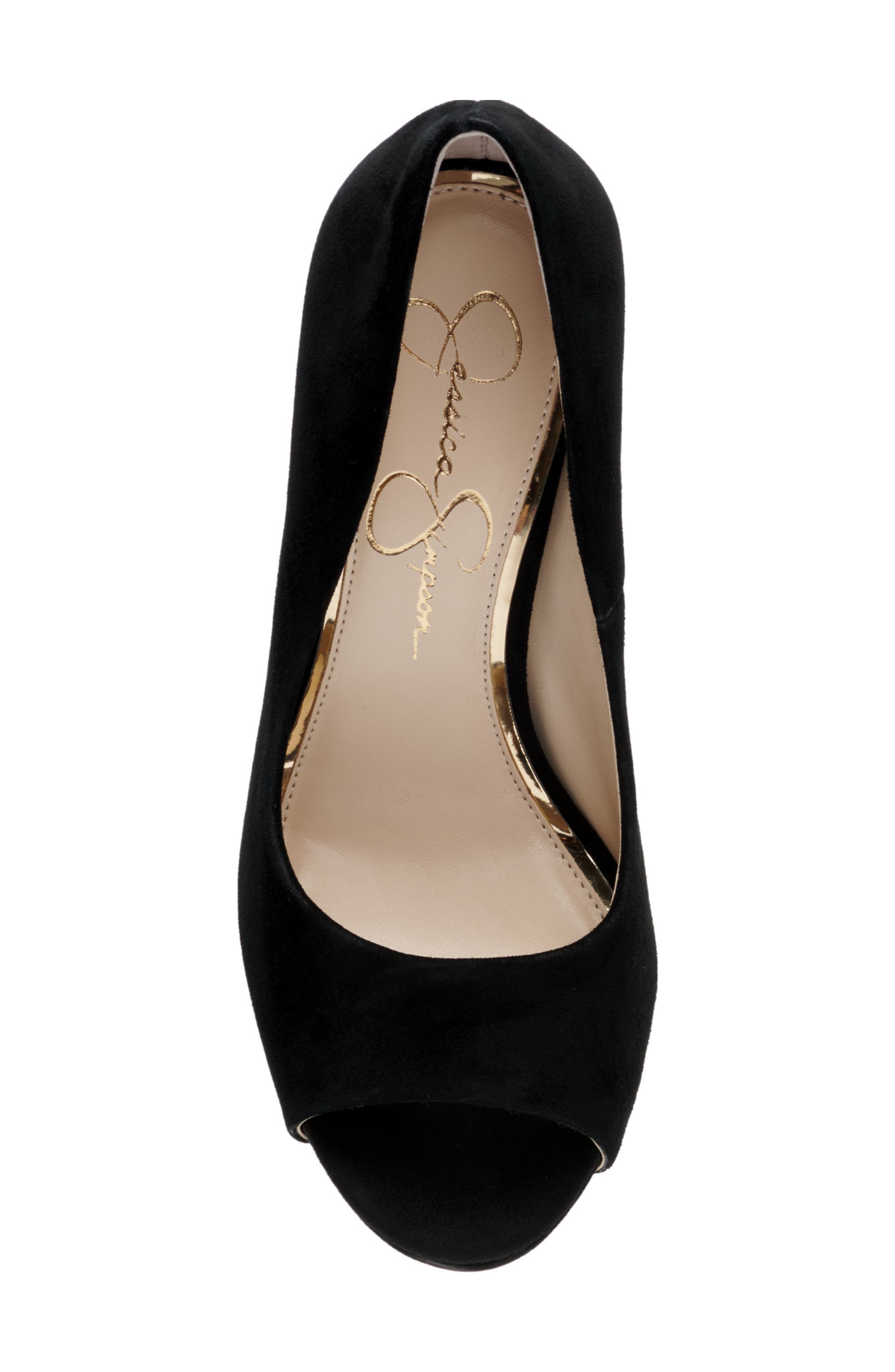 Jessica Simpson Felliey Peep Toe Pump, Alternate, color, 