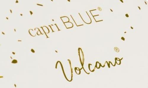 Capri Blue Volcano Glimmer Mini Tin Candle In White