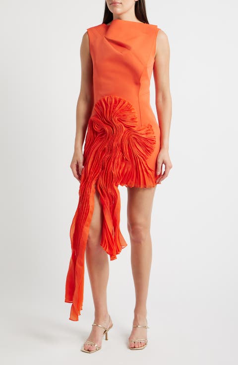 Aberleigh Drape Cocktail Minidress