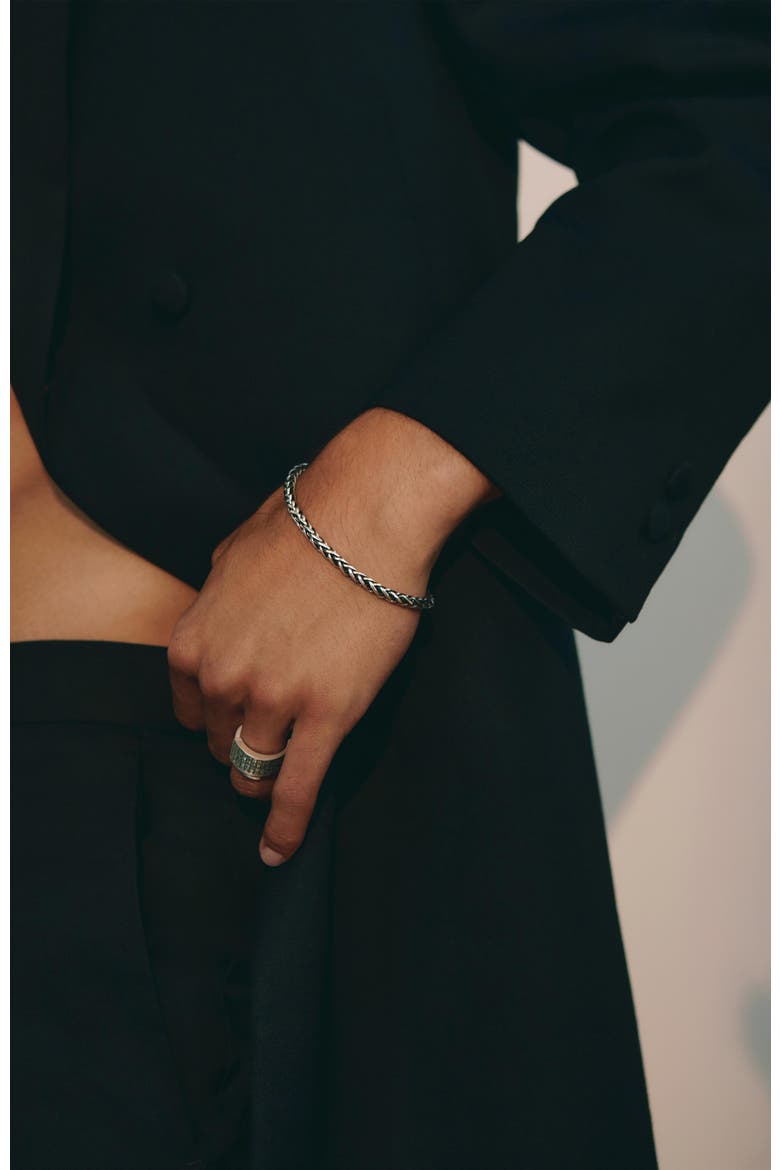 Spiga Chain Bracelet, Alternate, color, Silver