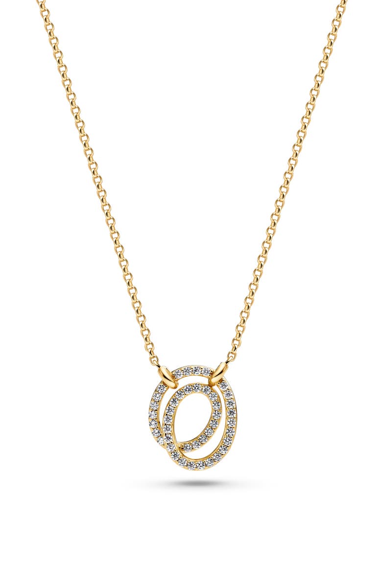 Necklace Spirale Due, Main, color, 18K gold plated