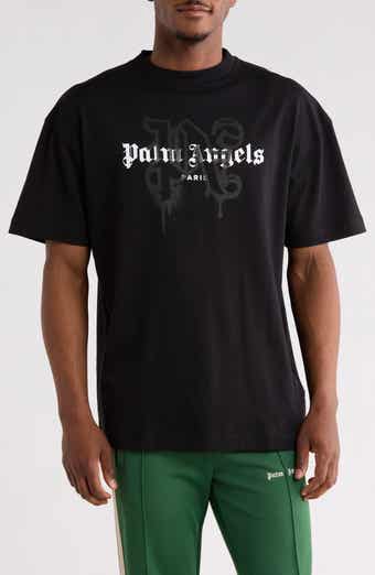 Palm Angels Logo Graphic Cotton T-Shirt