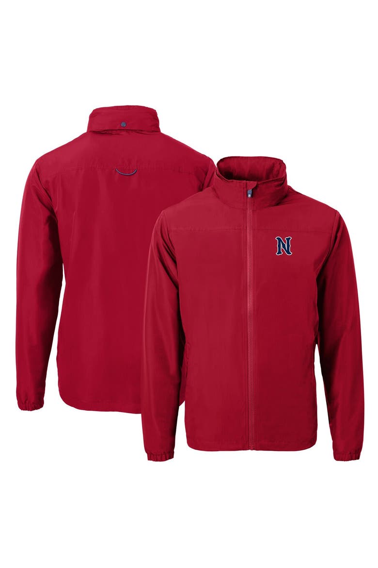 Men's Cutter & Buck Cardinal Nashville Sounds Charter Eco Recycled Full-Zip Jacket, Main, color, Red