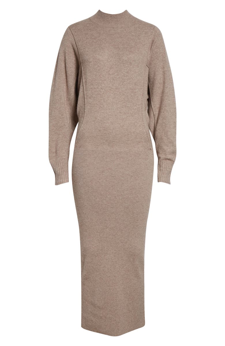 Reiss Suni Long Sleeve Maxi Sweater Dress, Main, color, Neutral