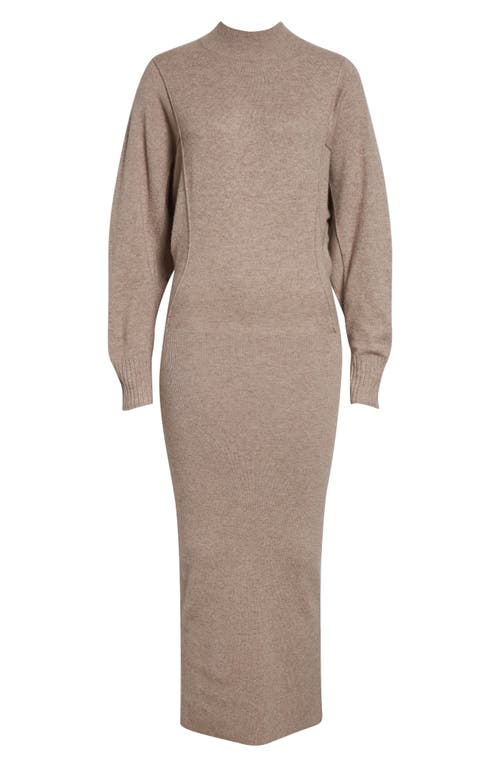 Reiss Suni Long Sleeve Maxi Sweater Dress In Neutral