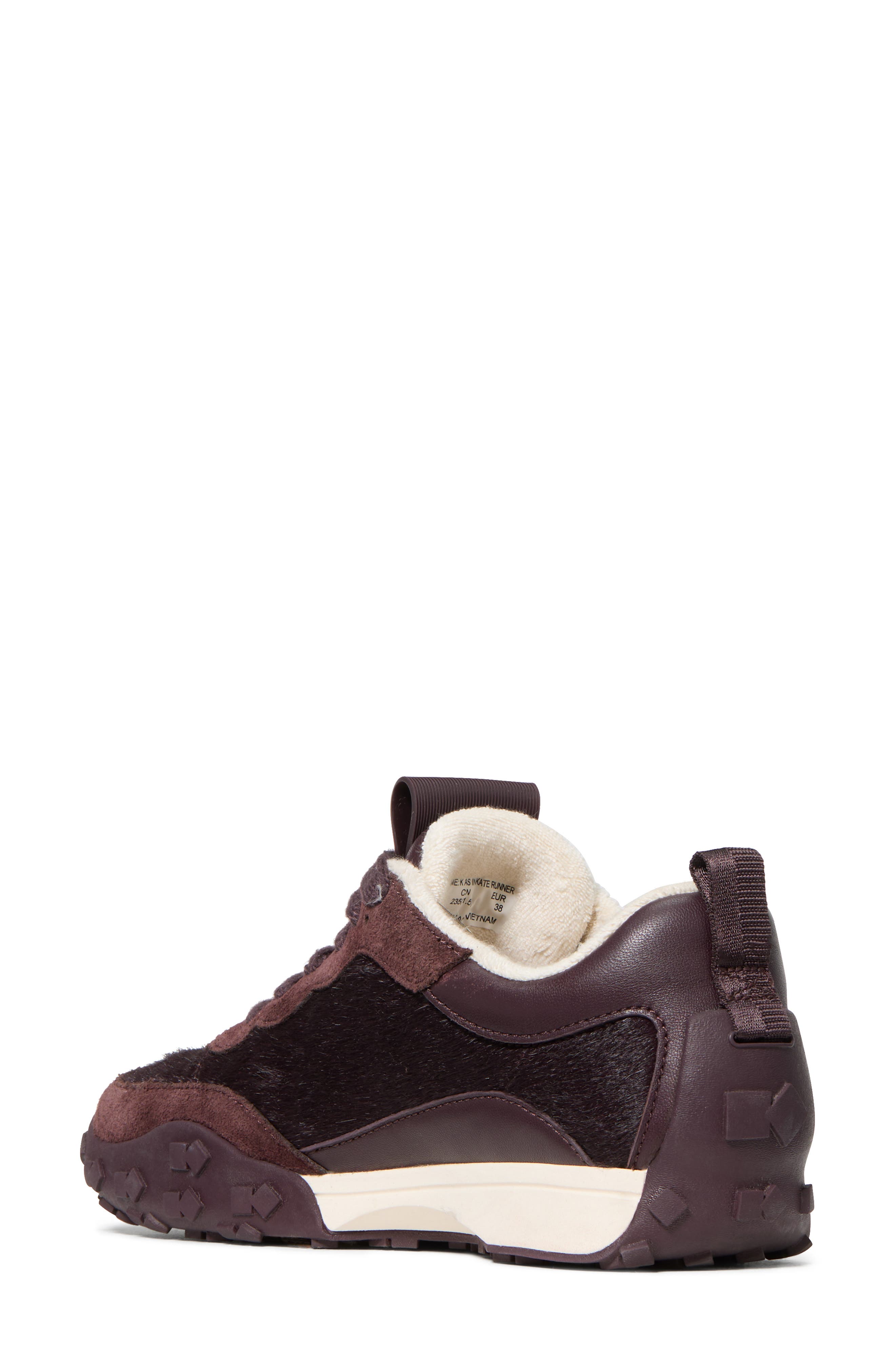 Kate Spade New York k as in kate sneaker, Alternate, color, Blackberry Jam Calf Hair
