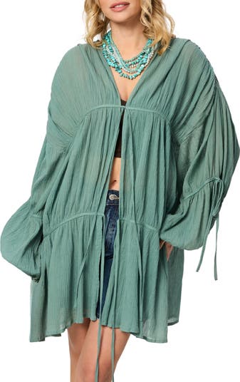 Ruffle Tie Front Top