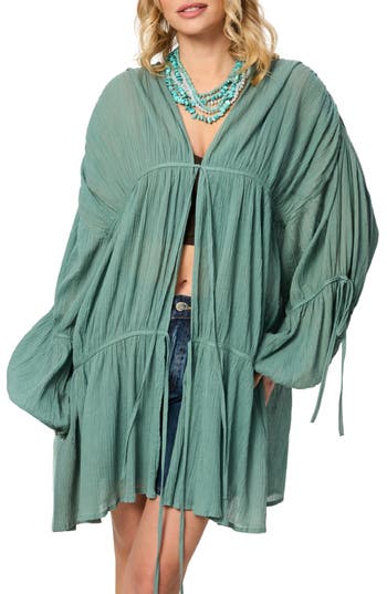 Saachi Ruffle Tie Front Top