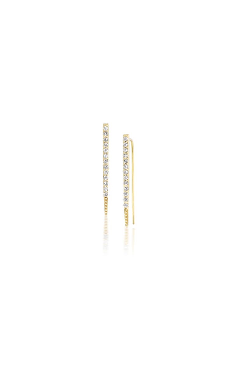 Sheryl Lowe Diamond Baby Stick Earring, Main, color, 14Kt Yellow Gold