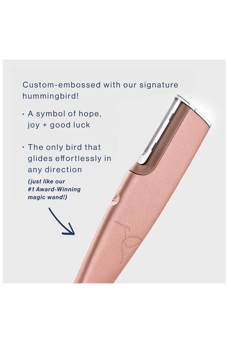 LUXE+ Anti-Aging Sonic Dermaplaning + Peach Fuzz Removal Set $228 Value, Alternate, color, ROSE GOLD