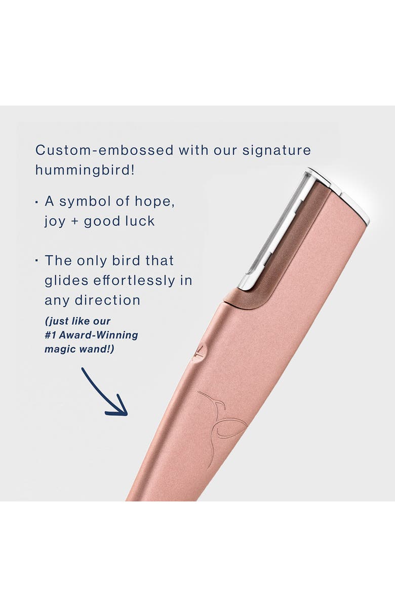 DERMAFLASH LUXE+ Anti-Aging Sonic Dermaplaning + Peach Fuzz Removal Set, Alternate, color, Rose Gold