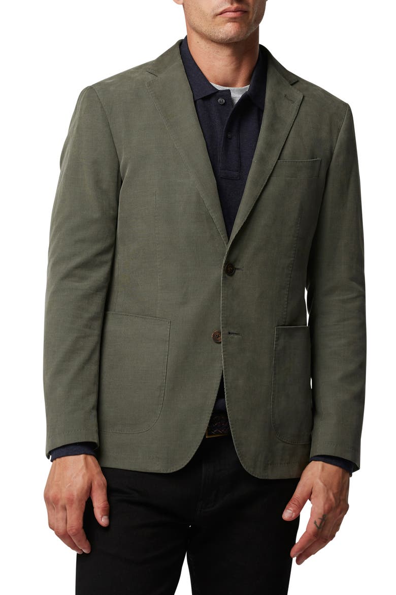 Saint Bathans Cotton Corduroy Sport Coat, Main, color, MOSS