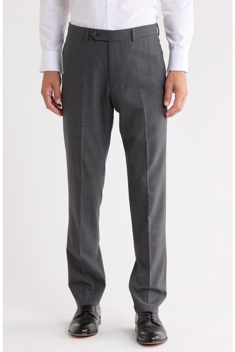 Classic Fit Wool Blend Suit Separates Trousers, Main, color, GREY CHECK