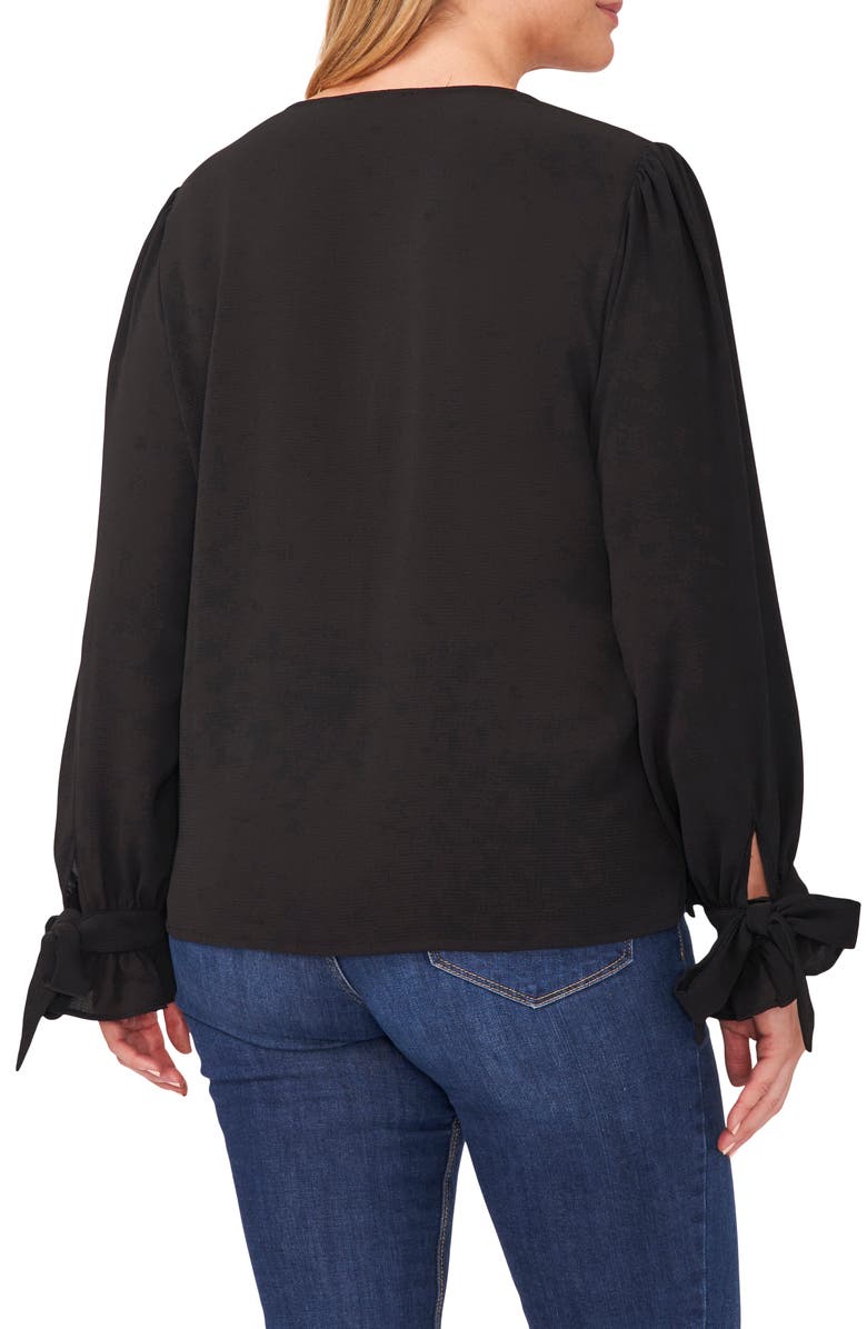 CeCe Tie Sleeve Blouse, Alternate, color, 