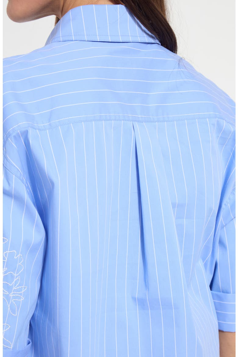 Hazel Embroidered Stripe Button-Up Shirt, Alternate, color, RE-FRESH STRIPE