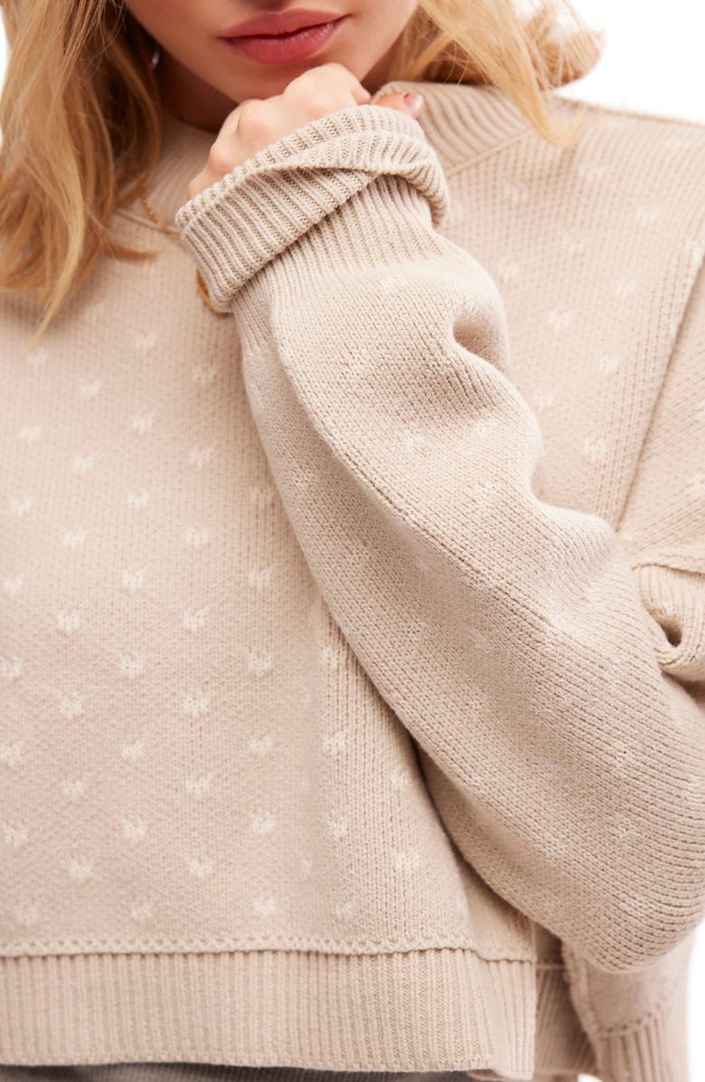 Free People Easy Street Oversize Crop Sweater, Alternate, color, 