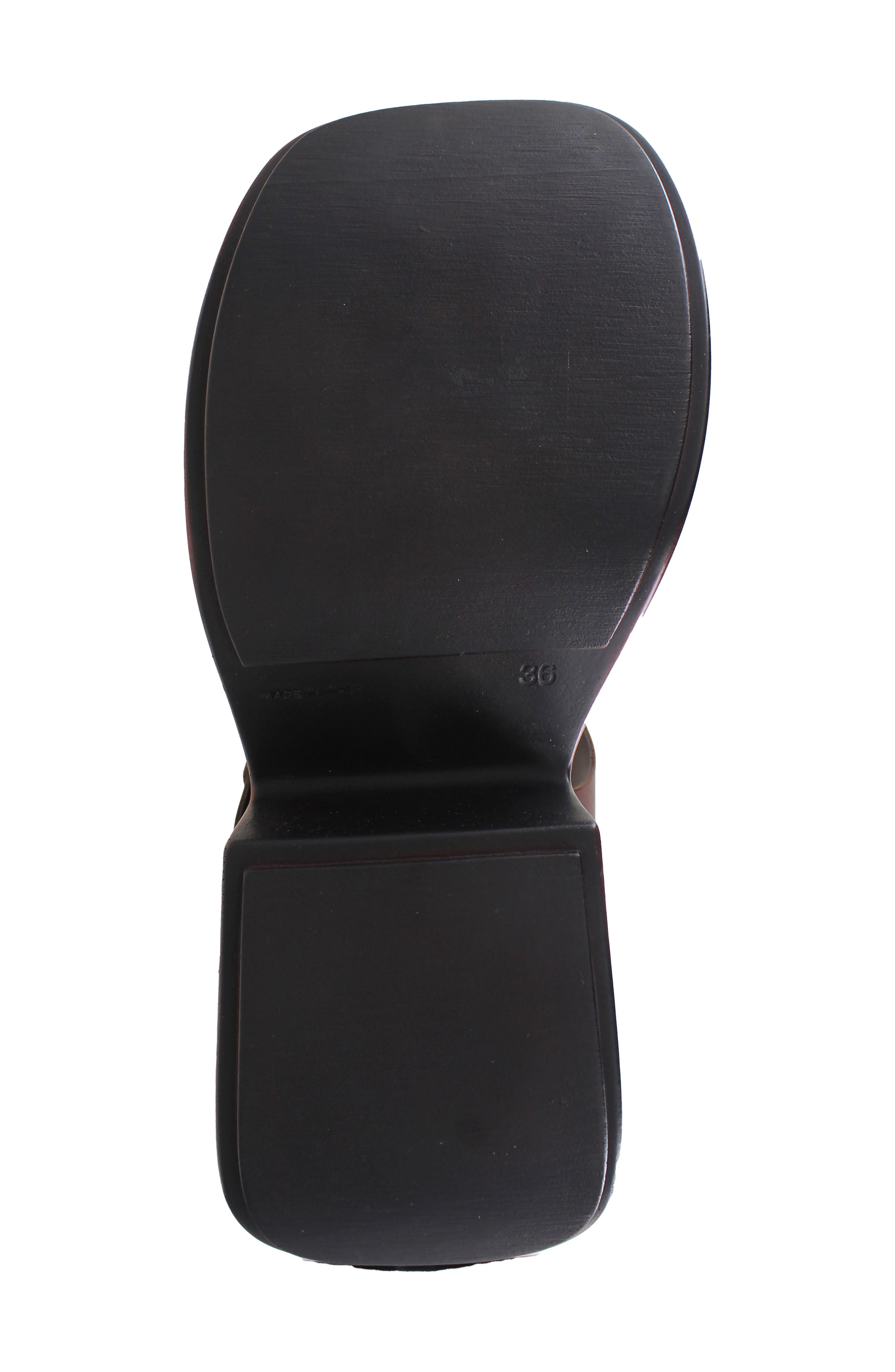 Leni Ankle Strap Platform Sandal, Alternate, color, BROWN LEATHER
