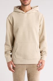 FLEECE FACTORY Cube Quilted Hoodie