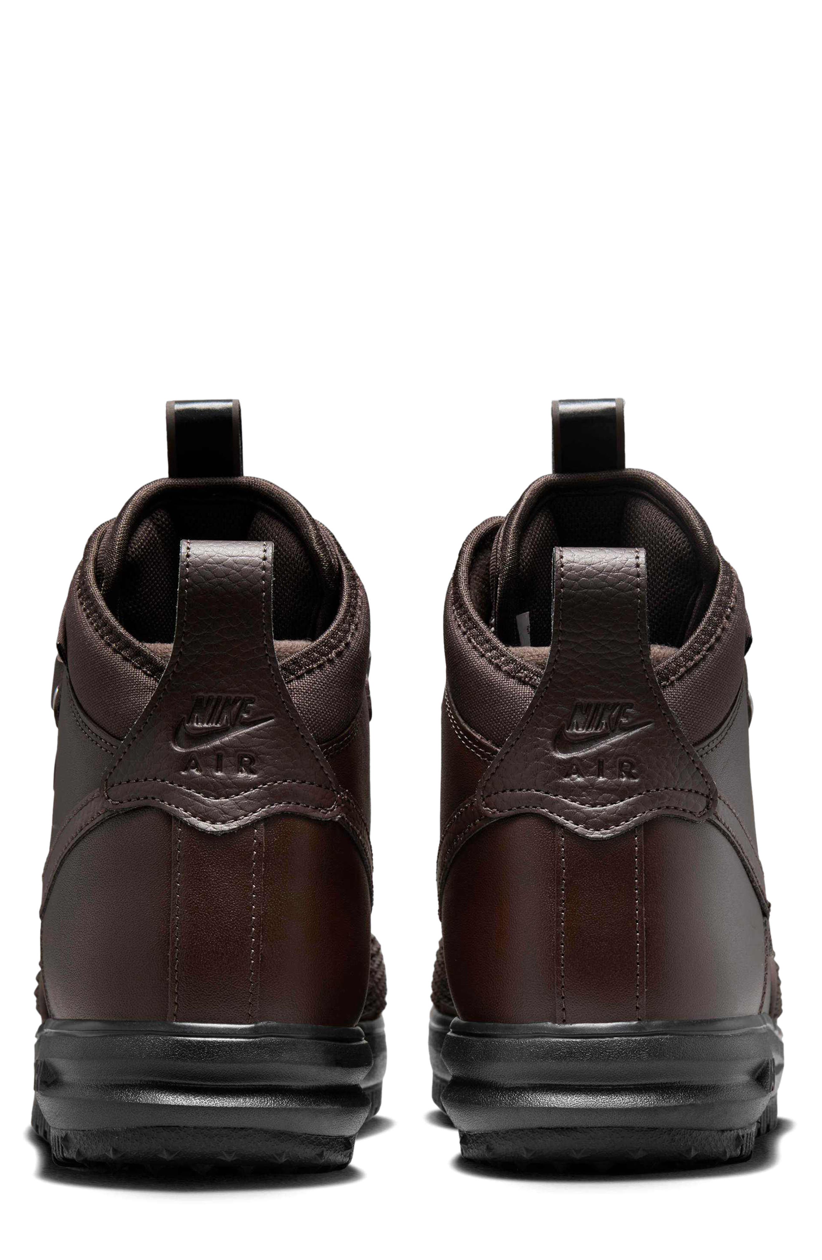 Lunar Force 1 Lace-Up Boot, Alternate, color, BAROQUE BROWN/ BLACK/ SILVER