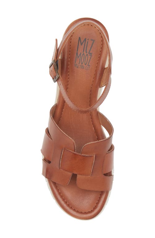 Miz Mooz Mackenzie Wedge Sandal In Brandy