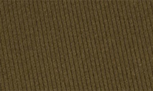 Reformation Raelynn Button Front Organic Cotton Knit Top In Green
