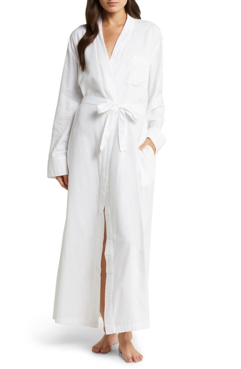 SKIMS Hotel Cotton Blend Robe, Main, color, 