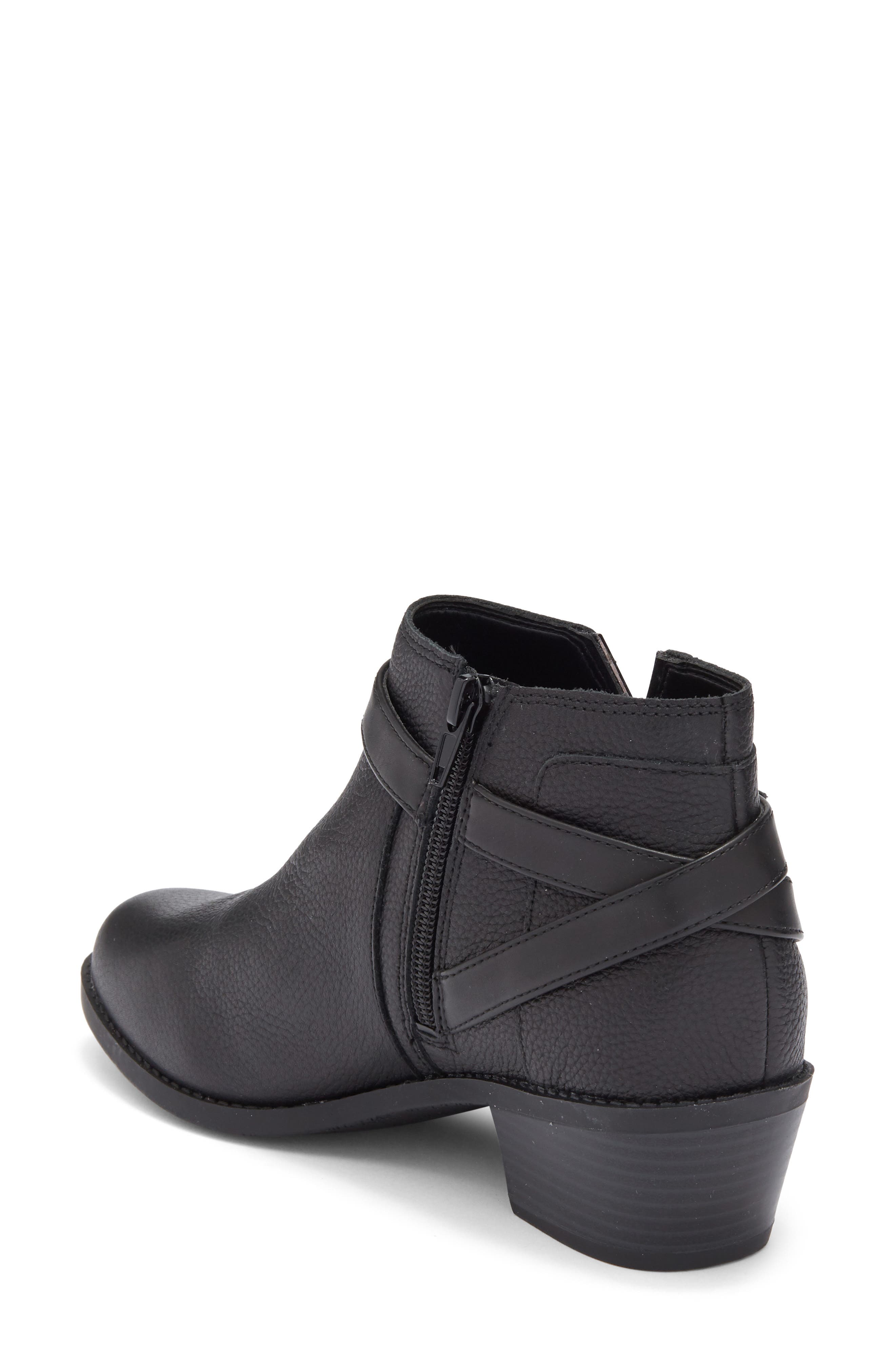 Vionic Farrah Bootie, Alternate, color, Black Leather