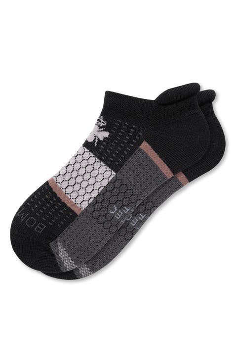 Stripe Block Golf Ankle Socks
