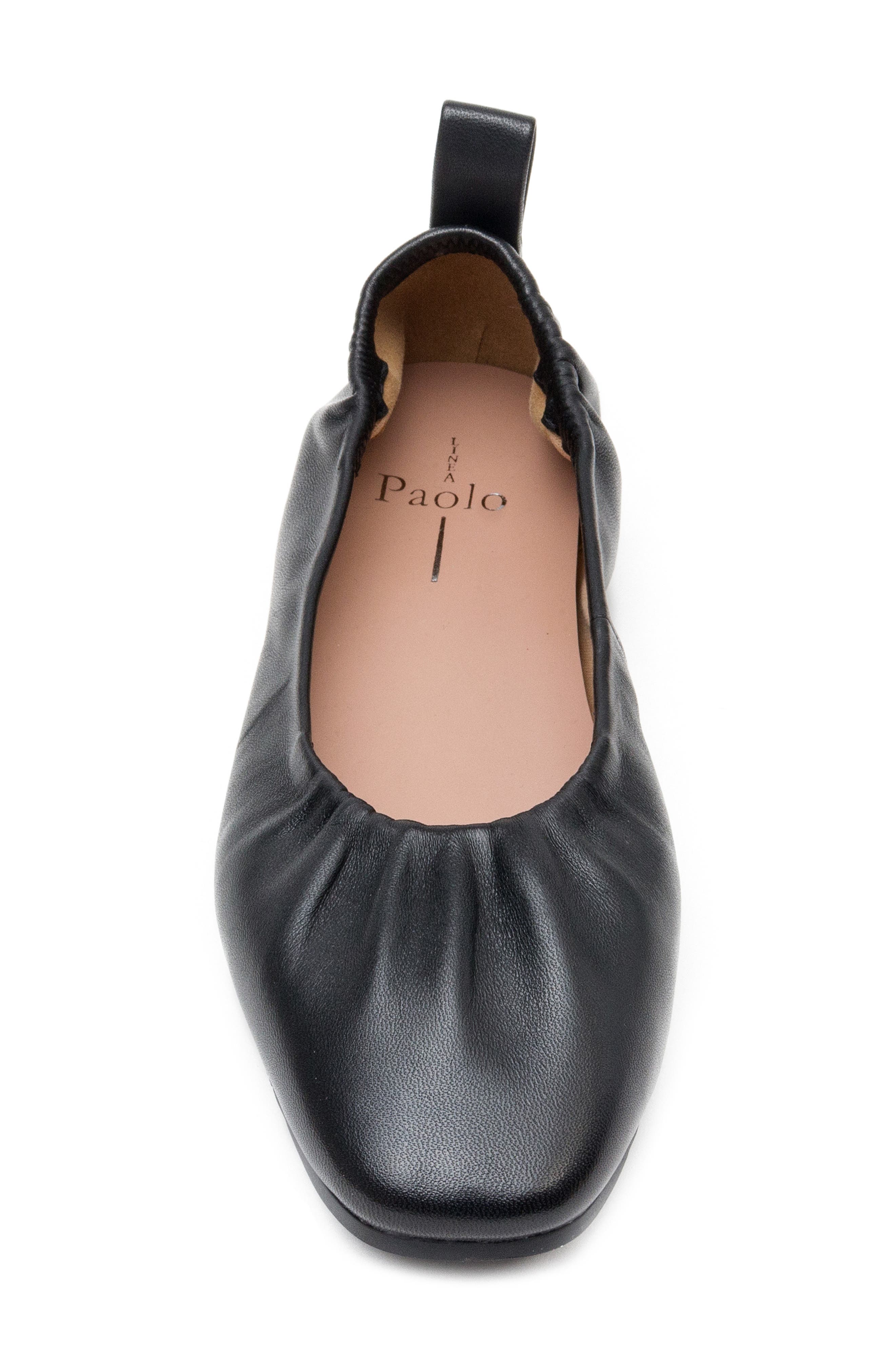 Linea Paolo Newry Ballet Flat, Alternate, color, Blk Nappa