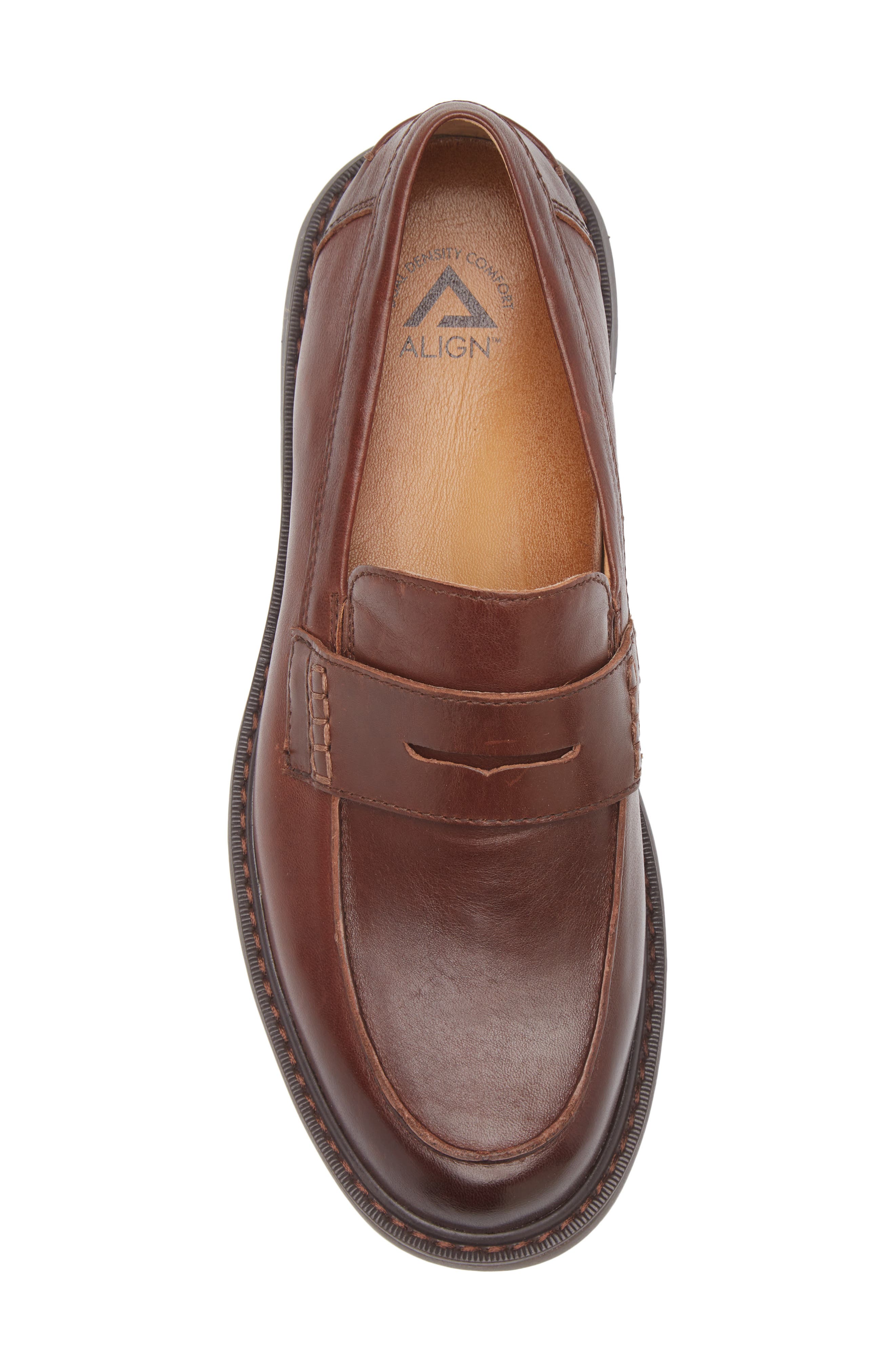 Archer Penny Loafer, Alternate, color, WHISKEY