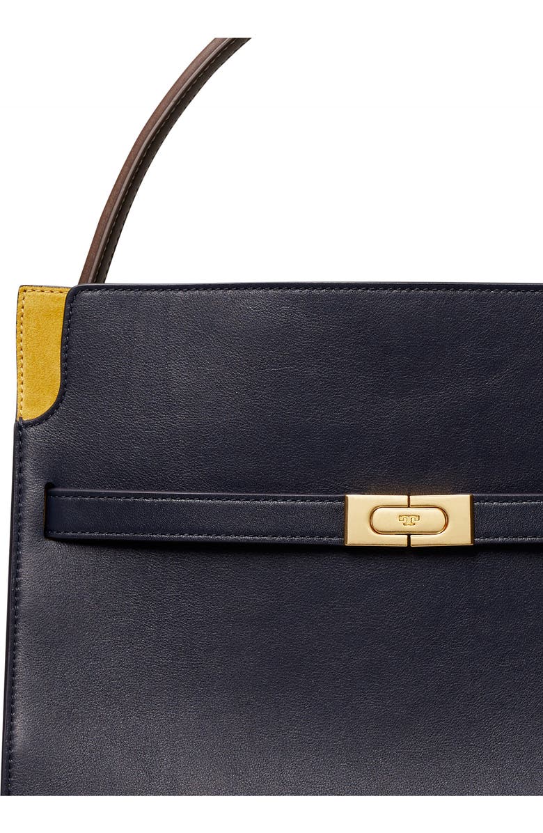 Tory Burch Lee Radziwill Leather Double Bag, Alternate, color,