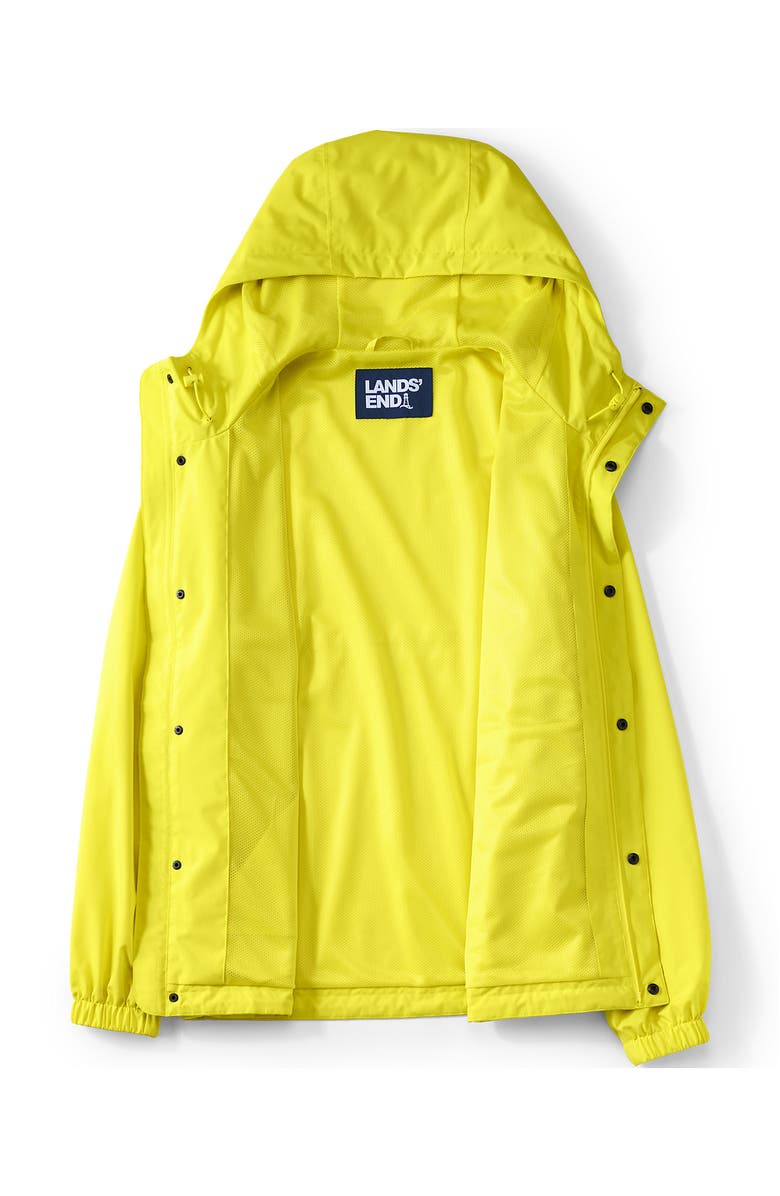 Lands' End Squall Waterproof Packable Rain Jacket, Alternate, color, Limelight
