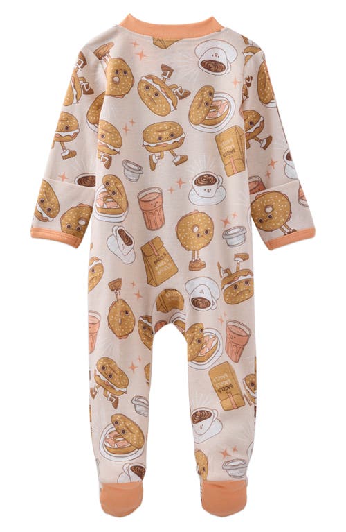 Butterblu Scout Fitted One-piece Organic Cotton Footie Pajamas In Multi