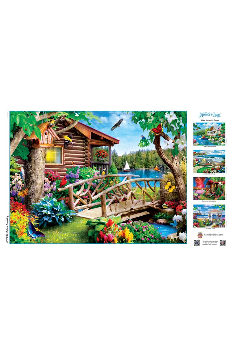 Cabin Crossing 300 Piece Jigsaw Puzzle, Alternate, color, Multicolor