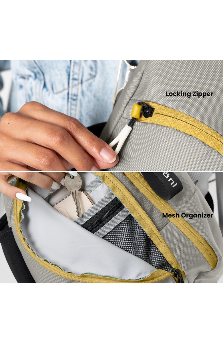 Sherpani Wayfarer Small Convertible 8L Sling Backpack, Alternate, color, Raven